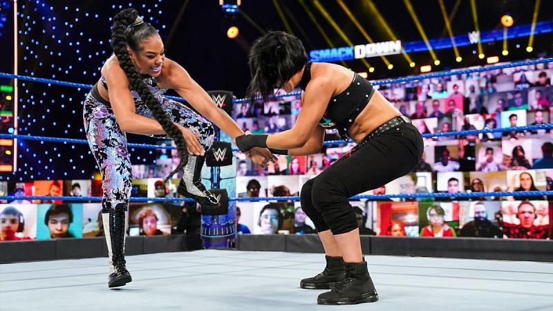 Bianca Belair took on Bayley